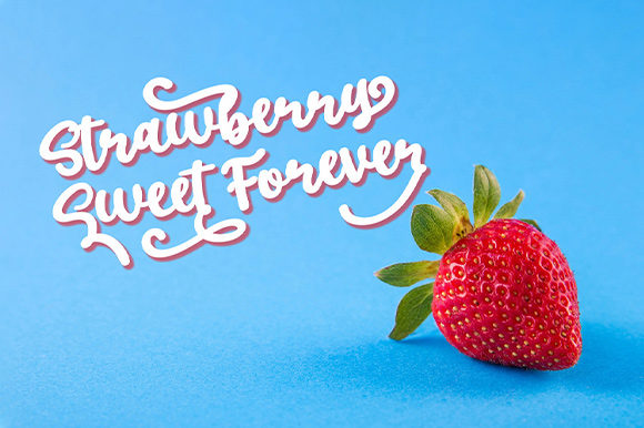 Red Marble Font PNG with transparent background - Preview 4