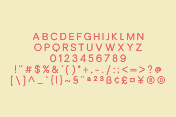 Redvold Font PNG with transparent background - Preview 1