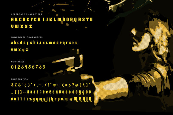 Revoller Font PNG with transparent background - Preview 1