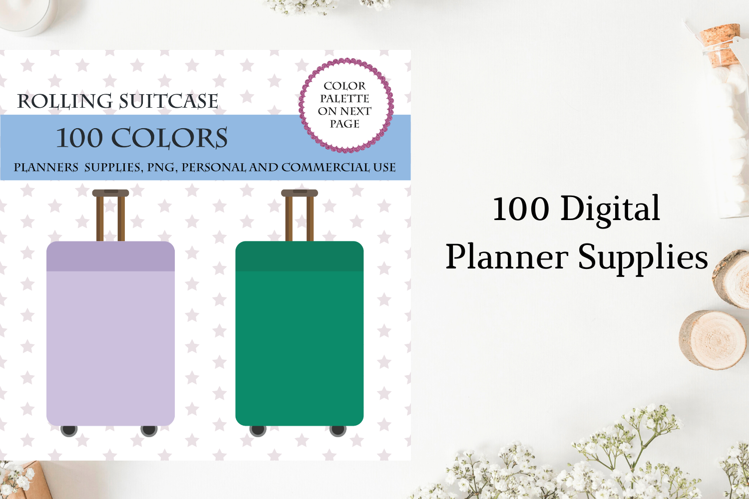 100 Rolling Suitcase Clipart, Suitcase