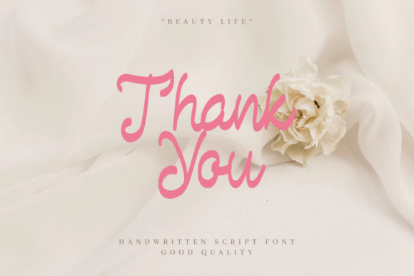 Beauty Life Font - Preview 5