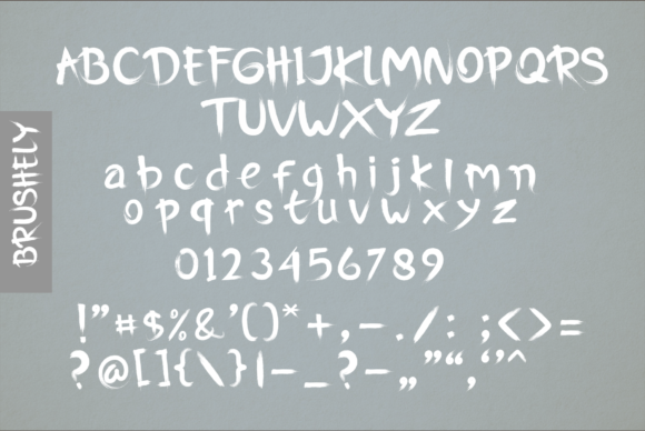 Brushely Font - Preview 6