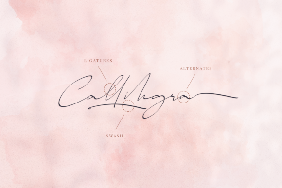 Callihgra Font - Preview 1