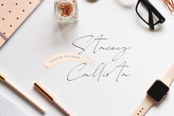 Callihgra Font - Preview 3