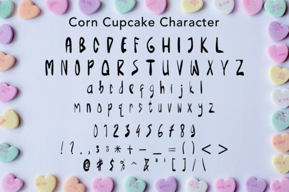 Corn Cupcake Font - Preview 4