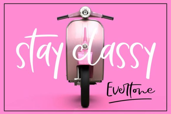 Evertone Font PNG with transparent background - Preview 6