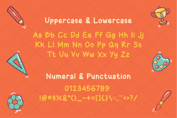 FanKids Font PNG with transparent background - Preview 3