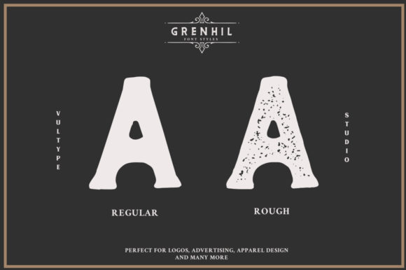 Grenhil Font PNG with transparent background - Preview 1
