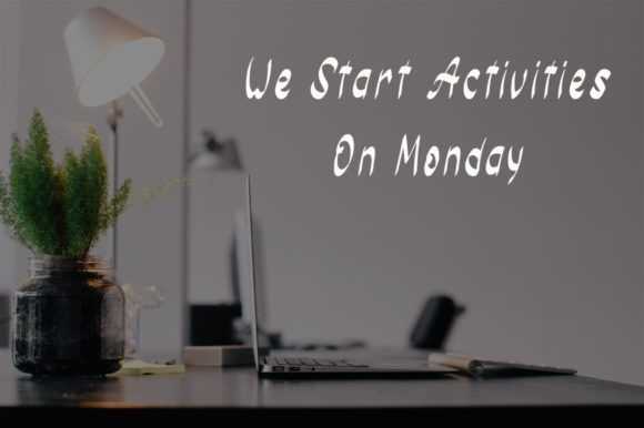 Monday Special Font font preview - 1