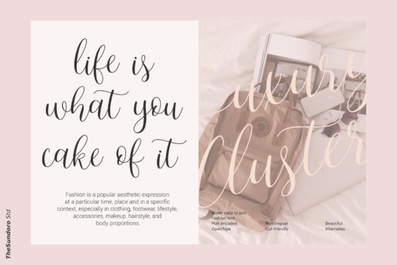 Mother Vanilla Font PNG with transparent background - Preview 5