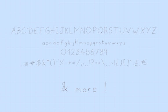 Nonna + Grandpa Font PNG with transparent background - Preview 6