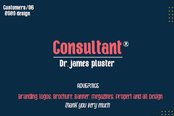 Pluster Font PNG with transparent background - Preview 2