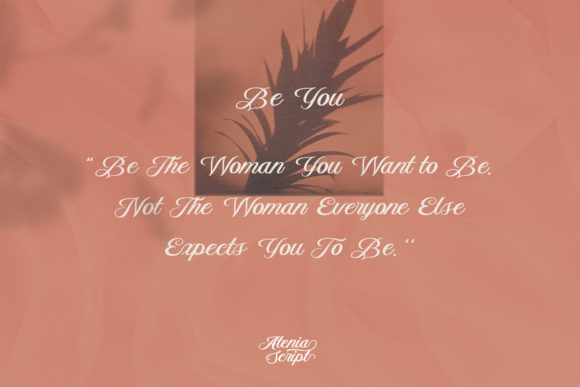 Aetrina Script Font - Preview 6