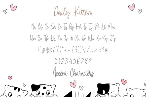 Daily Kitten Font - Preview 5