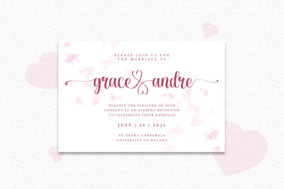 Hidden Love Font PNG with transparent background - Preview 1