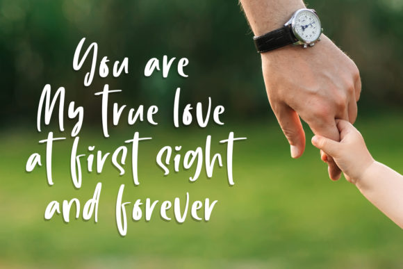 Lovely Purple Font PNG with transparent background - Preview 2