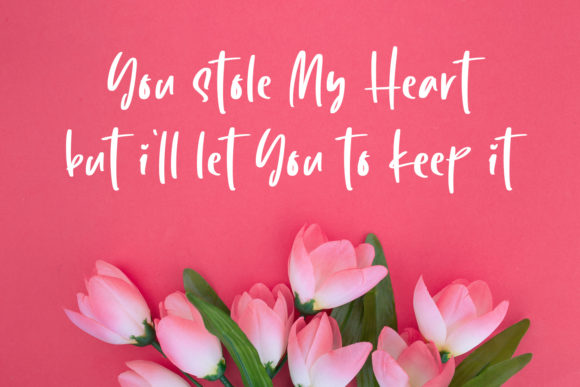 Lovely Purple Font PNG with transparent background - Preview 3