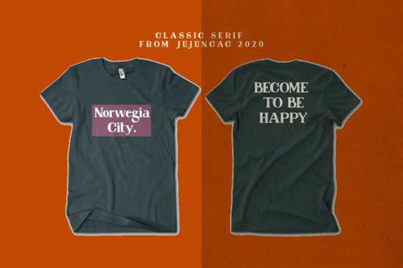 Norwegia Classic Font PNG with transparent background - Preview 6