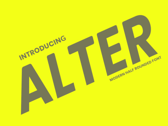 Alter Font - Preview 1