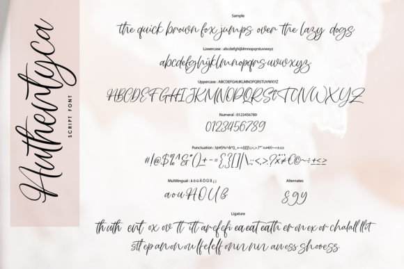 Authentyca Font - Preview 5