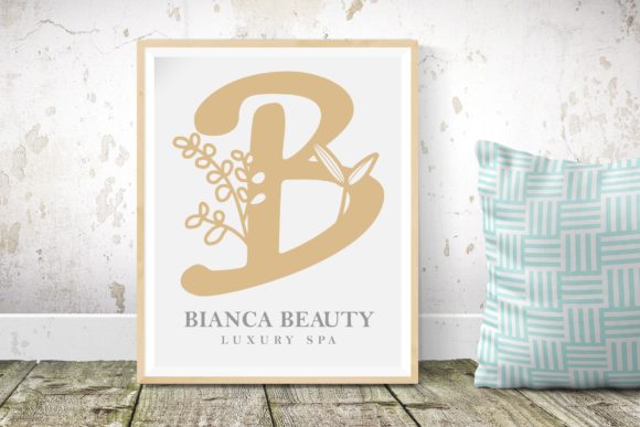 East Sakura Monogram Font PNG with transparent background - Preview 2
