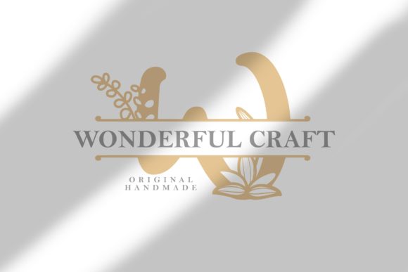 East Sakura Monogram Font PNG with transparent background - Preview 3