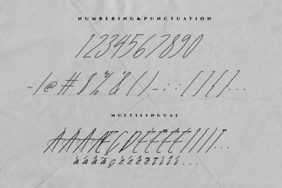 Famanthalio Font PNG with transparent background - Preview 5