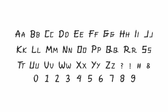 Frighter Font PNG with transparent background - Preview 2