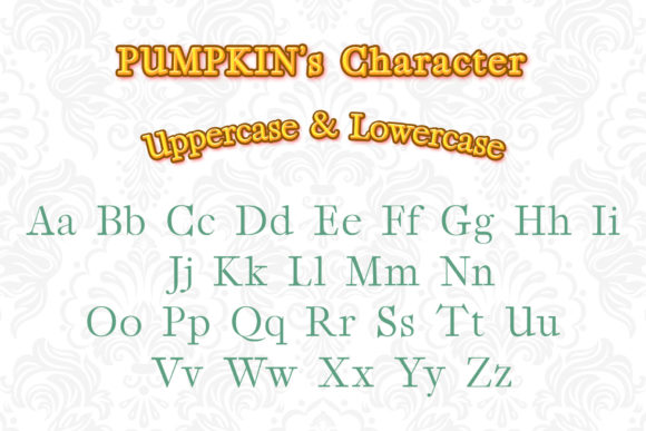 Halloween Pumpkin Font - Preview 1