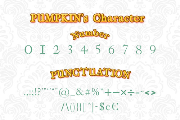 Halloween Pumpkin Font - Preview 2