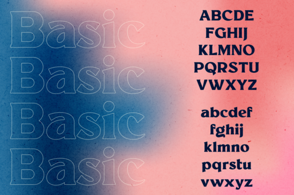 Millik Font PNG with transparent background - Preview 1