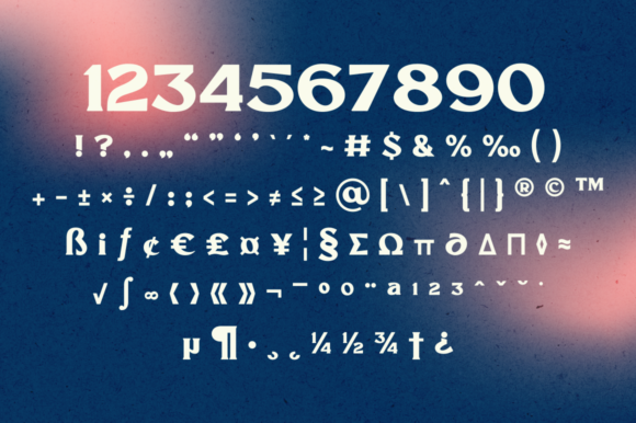 Millik Font PNG with transparent background - Preview 2