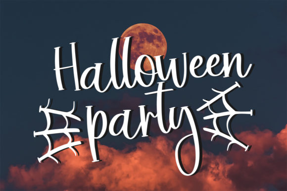 Pumpkin Soup Font PNG with transparent background - Preview 1