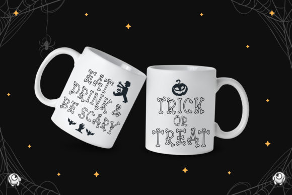 Skull Story Font PNG with transparent background - Preview 1