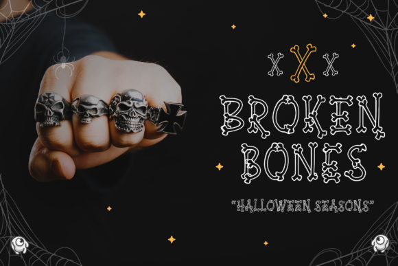 Skull Story Font PNG with transparent background - Preview 5