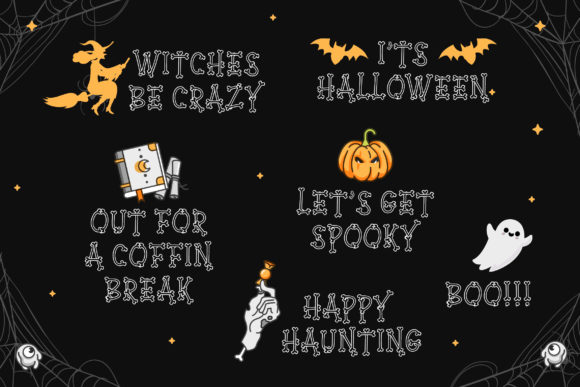 Skull Story Font PNG with transparent background - Preview 6