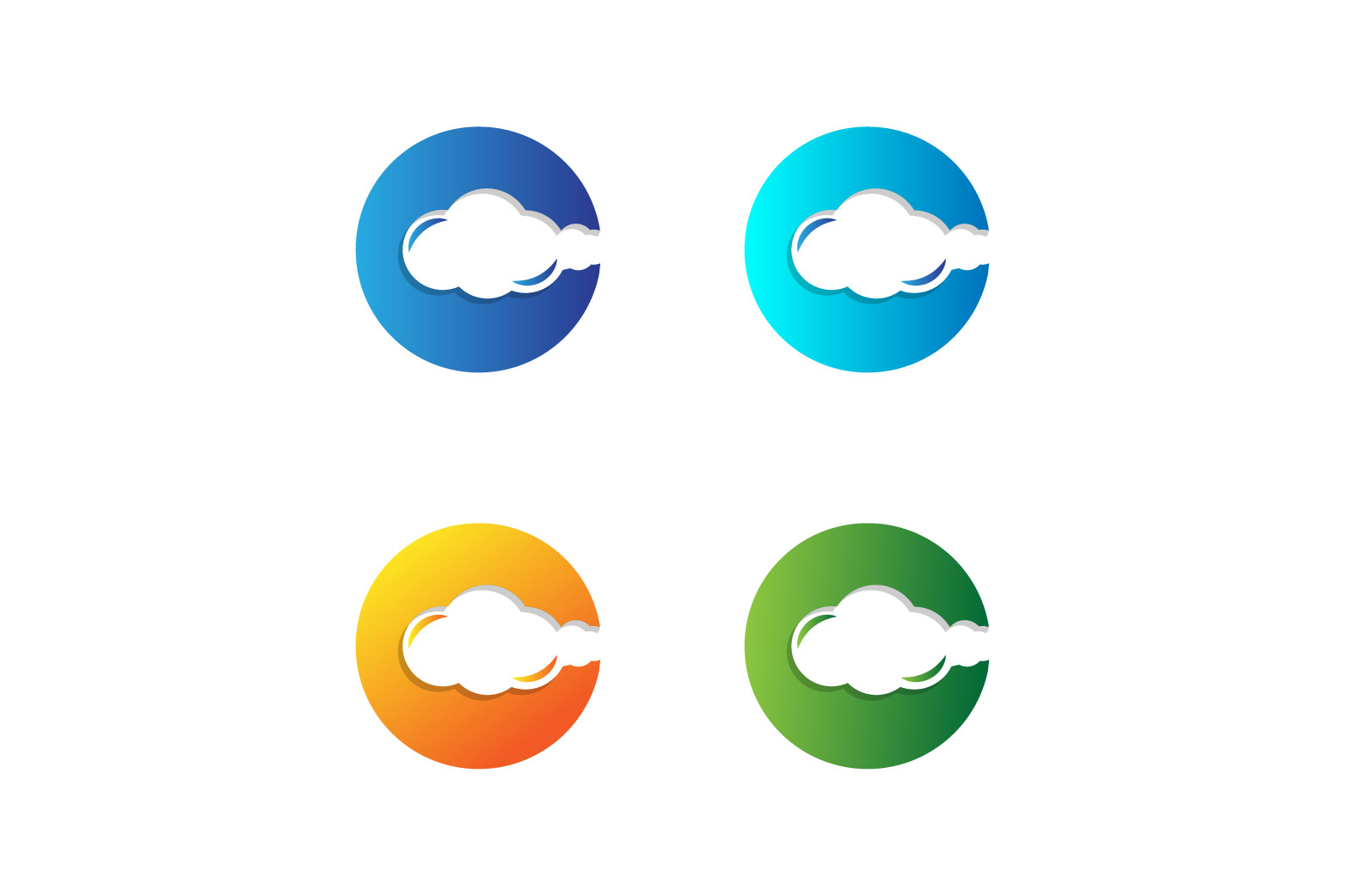 Letter C Cloud Logo Design Vector Graphic by vectoryzen · Creative Fabrica