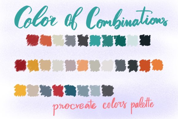 Colors of Combinations Palettes Gráfico Complementos Por PJ Fonttein