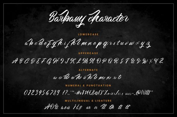 Barbassy Font - Preview 6