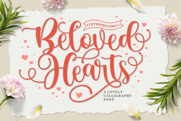 Beloved Hearts Script & Handwritten Font By Holydie Studio