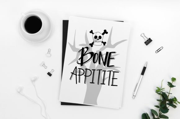 Bone Appitite Graphic Print Templates By Ginkean