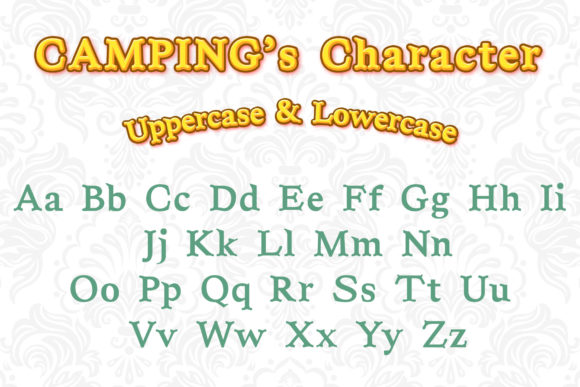 Camping Serif Font - Preview 1