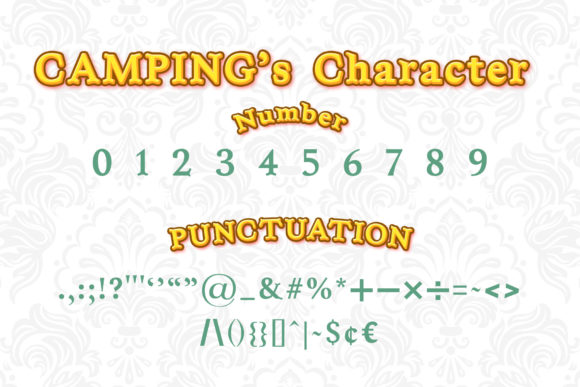 Camping Serif Font - Preview 2