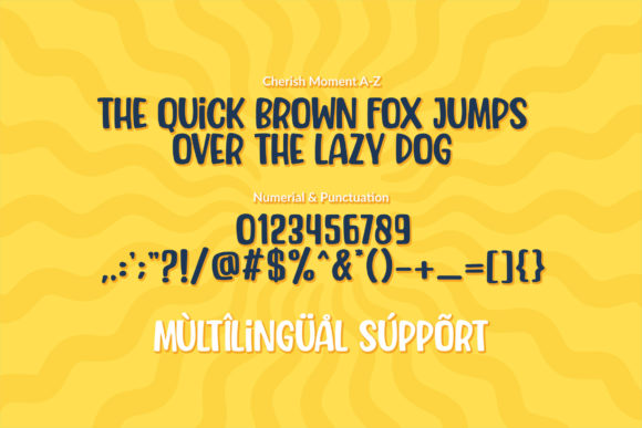 Cherish Moment Font - Preview 4