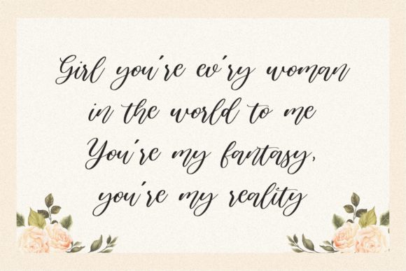 Cuties Peaches Font - Preview 1