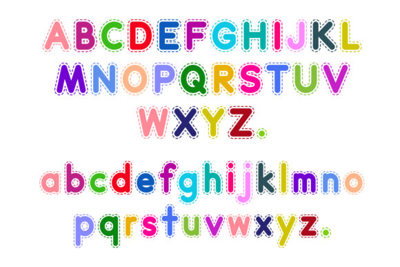 Dashed Font - Preview 1