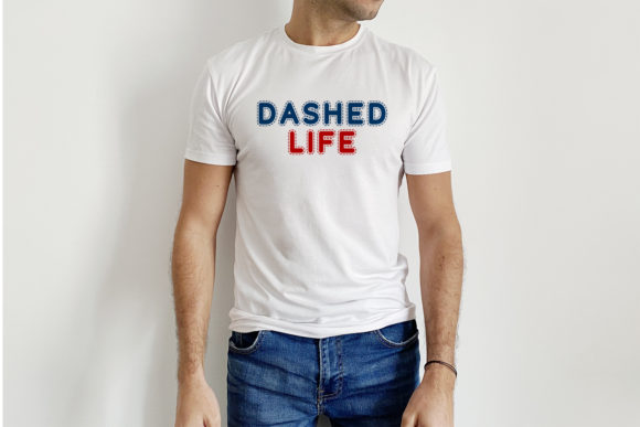 Dashed Font - Preview 3