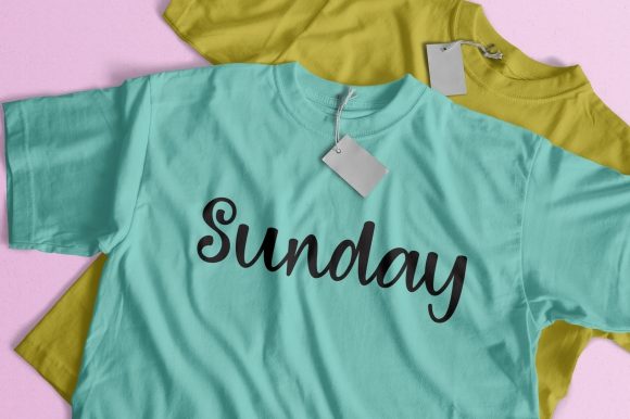 Deli Cake Font PNG with transparent background - Preview 3