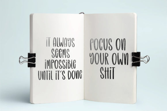 Enjoy the Little Things Font PNG with transparent background - Preview 3