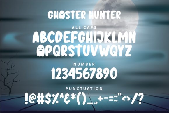 Ghoster Hunter Font - Preview 2
